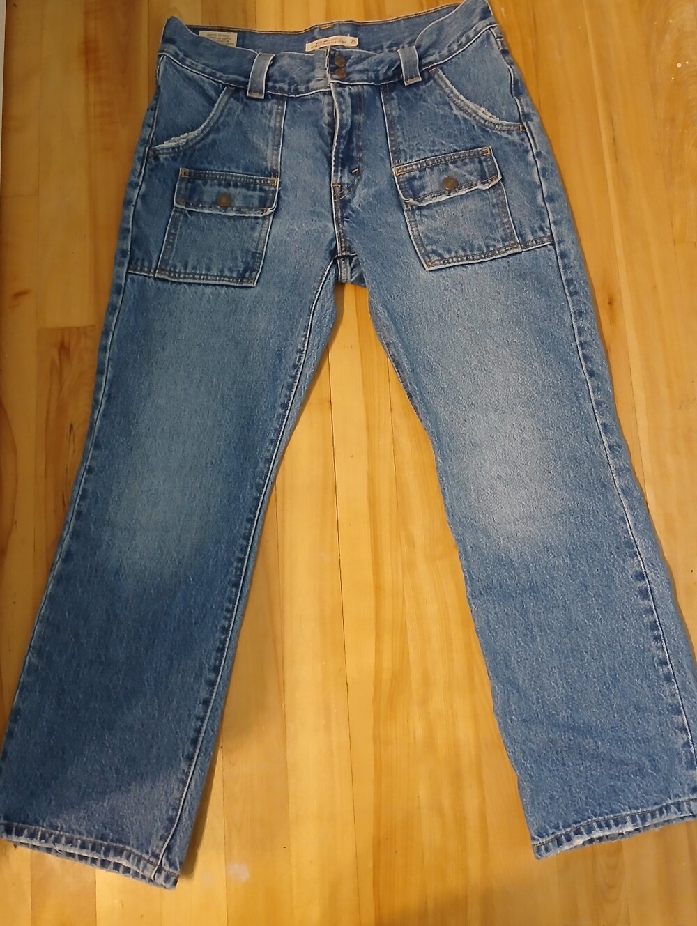 Levi's Vintage Woman's Light Blue Relaxed Utility Jeanss